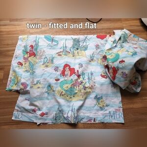 Vintage little mermaid sheets